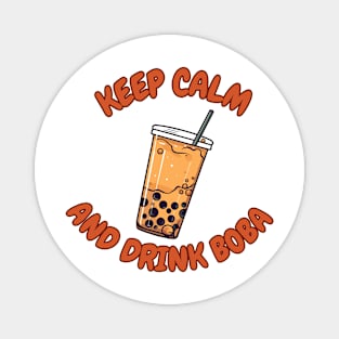 boba pearls tea Magnet